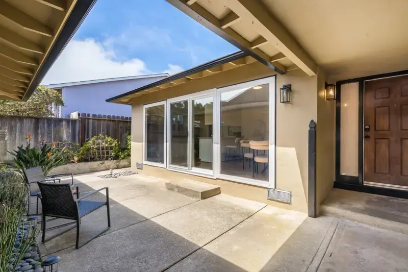 Central atrium of 2990 Medina Drive, a Monte Verde San Bruno home sold by Nestor Icaza
